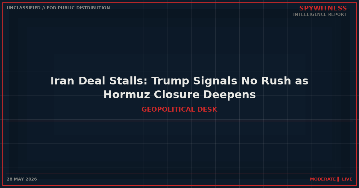 Iran Deal Stalls