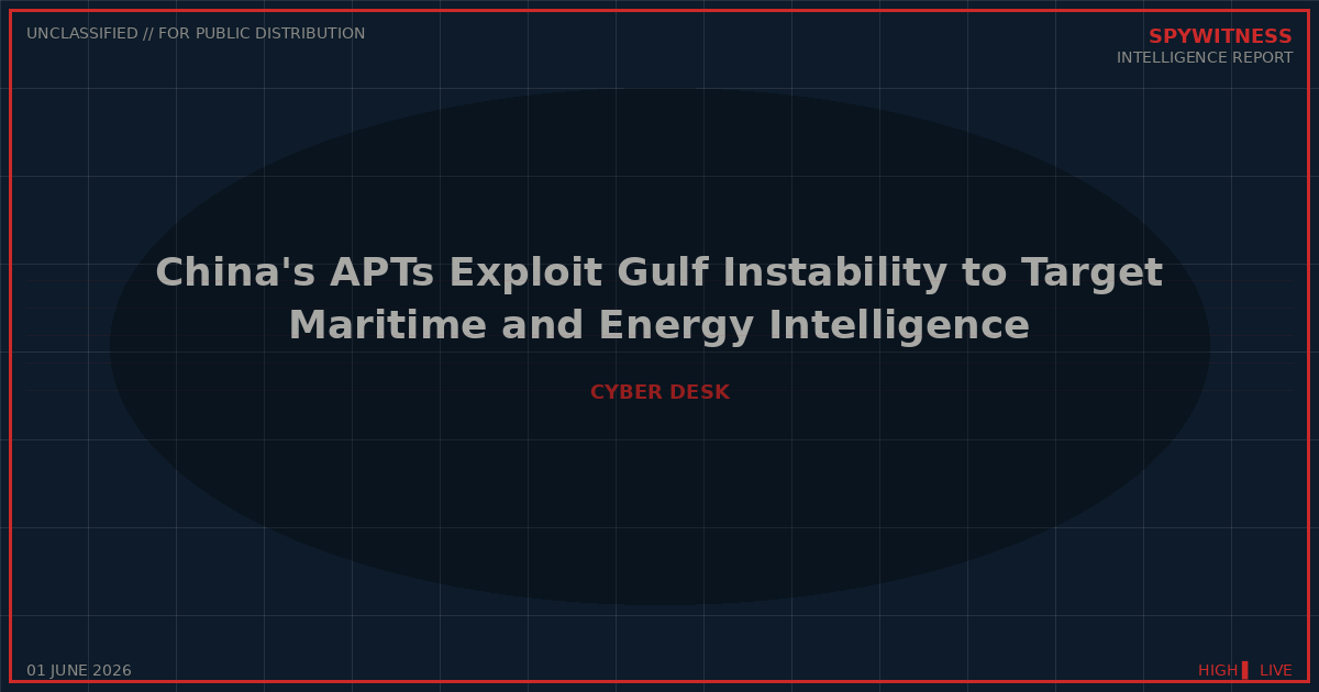 China targets maritime intelligence