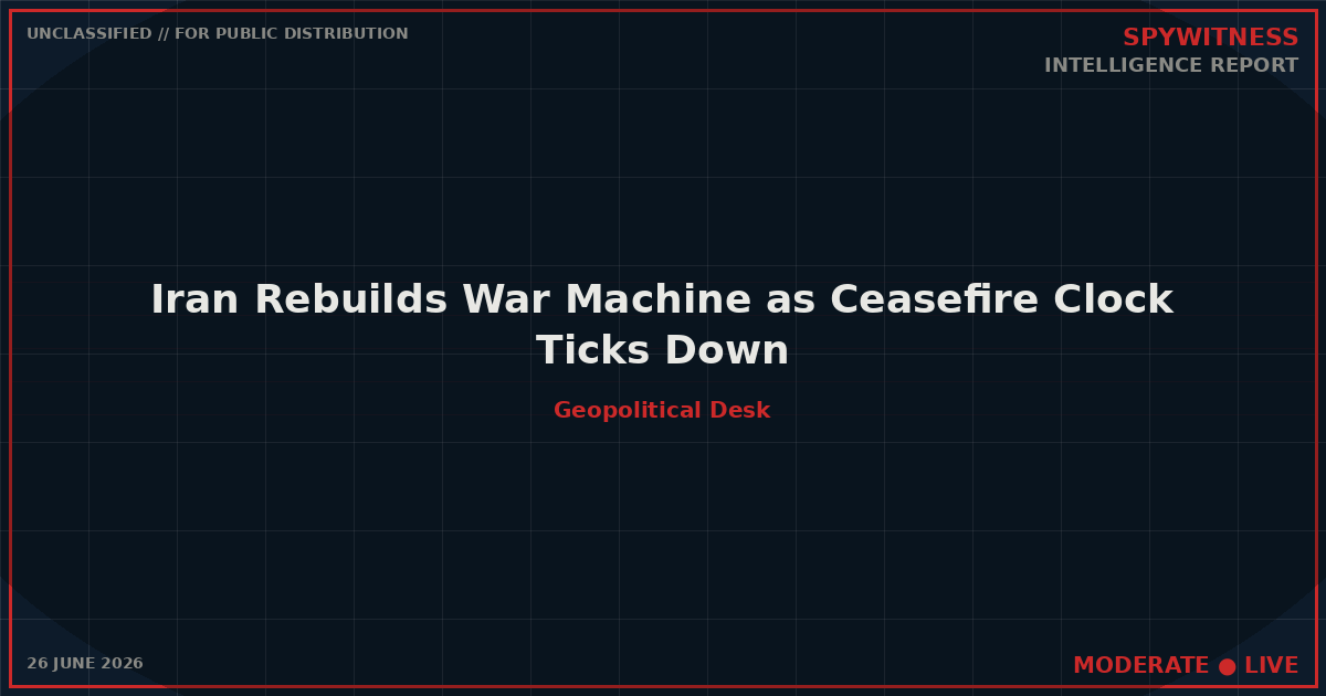 Iran Rebuilds War Machine