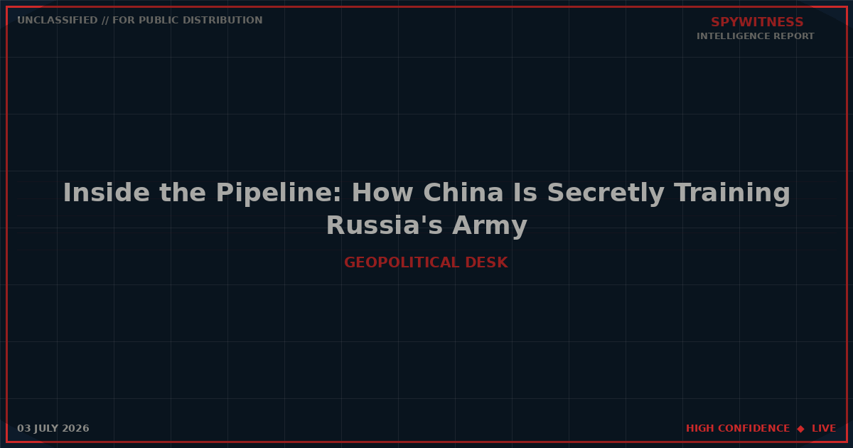 China Training Russian Army