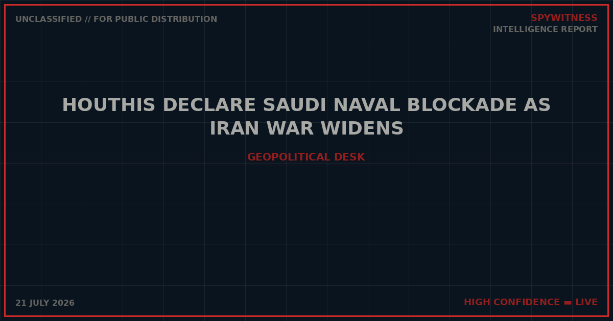 Houthis Declare Naval Blockade