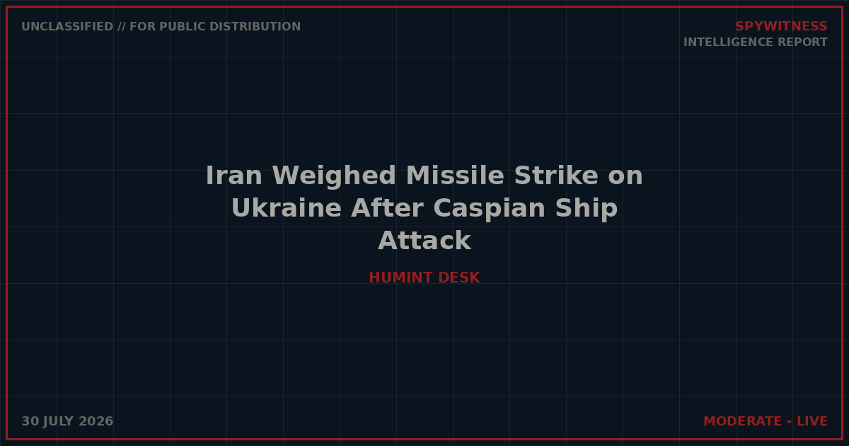Iran Considers Strike On Ukraine