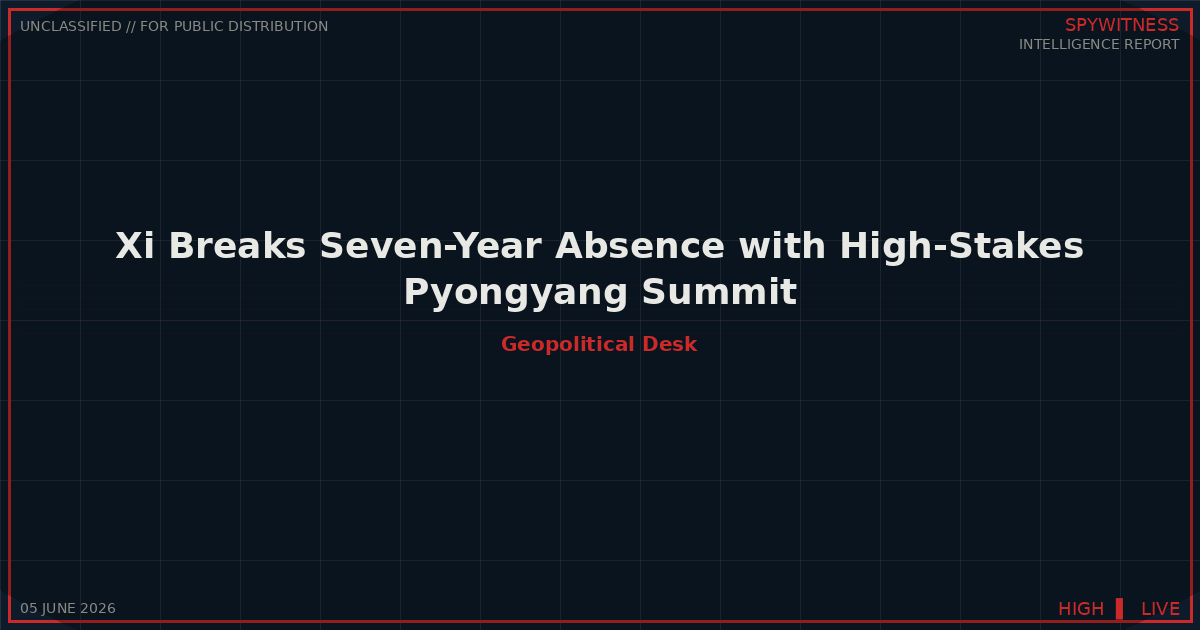 Xi Visits North Korea