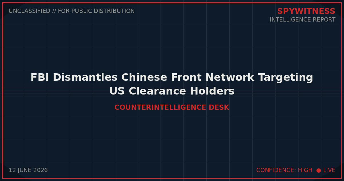 FBI Dismantles Chinese Network