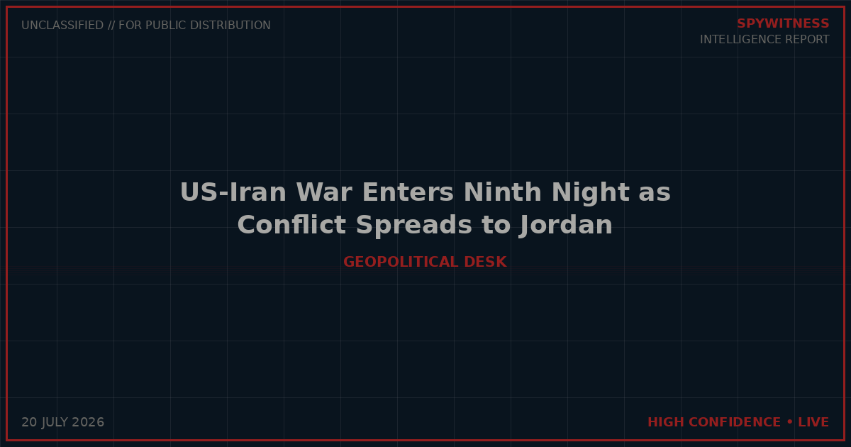 Iran Conflict Spreads to Jordan